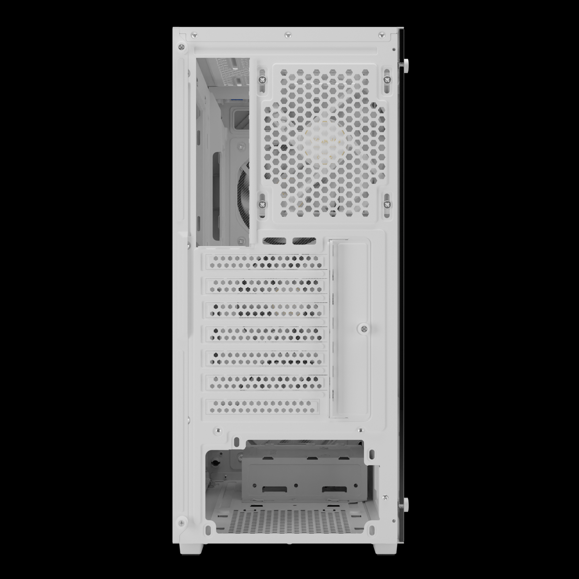 GAMDIAS AURA GC1 ELITE ARGB Mid Tower Gaming Case - White GAMDIAS AURA GC1 ELITE ARGB Mid Tower Gaming Case - White
